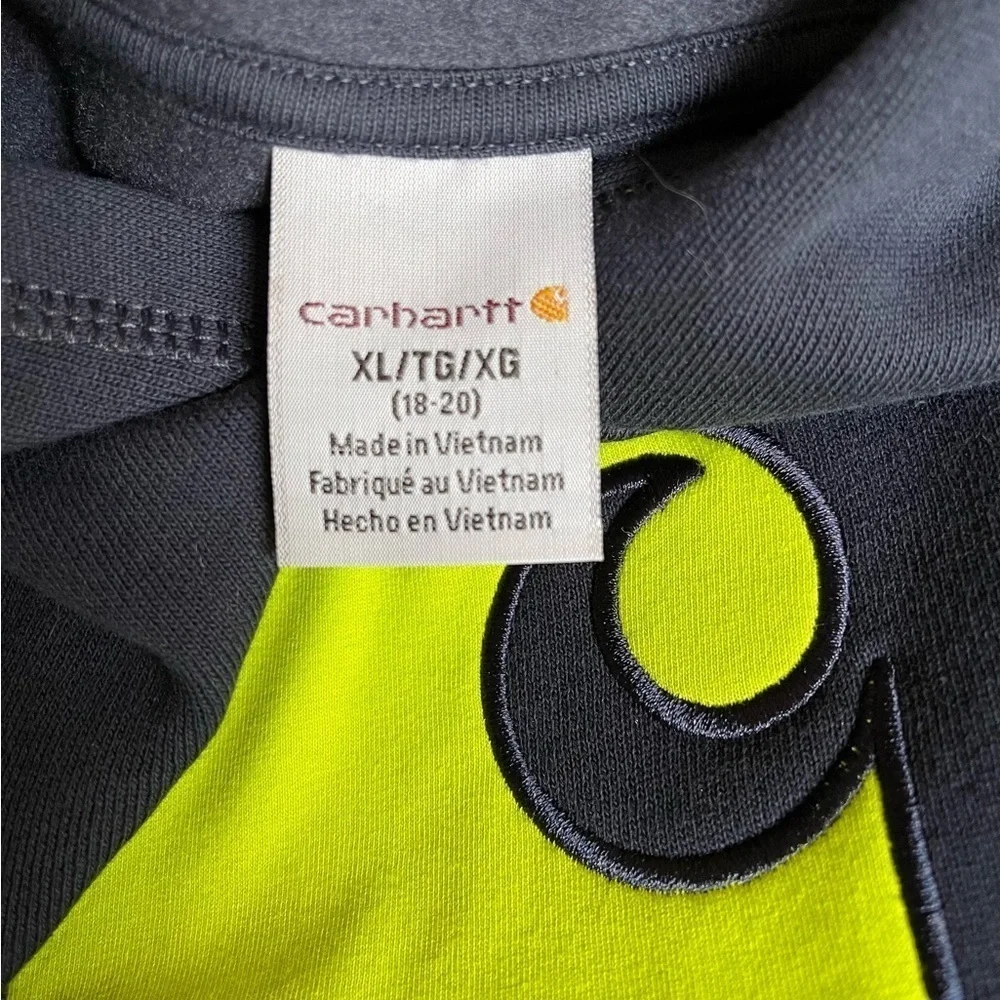 Carhartt Youth Pullover Hooded Sweatshirt Size XL (16-18)